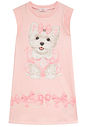 Vestido em malha twill brilho e molecotton 93795 Kukiê Infantil Menina Vestido em malha twill brilho e molecotton 93795 Kukiê Infantil Menina