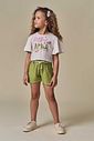 Conjunto de blusa em malha fresh com shorts em blend de viscose 93228 Infanti Infantil Menina Conjunto de blusa em malha fresh com shorts em blend de viscose 93228 Infanti Infantil Menina