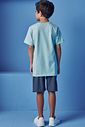 Bermuda em cotton jeans com elastano 98697 Johnny Fox Teen Menino