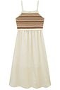 Vestido midi em tricot 100% algodão e linho deluxe 94375 Vic Teen Menina Vestido midi em tricot 100% algodão e linho deluxe 94375 Vic Teen Menina