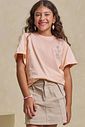 Camiseta over em meia malha 94890 Lilimoon Teen Menina Camiseta over em meia malha 94890 Lilimoon Teen Menina