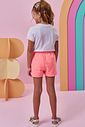 Conjunto de blusa em meia malha e shorts em moletom sem pelúcia 99378 Kukiê Infantil Menina Conjunto de blusa em meia malha e shorts em moletom sem pelúcia 99378 Kukiê Infantil Menina