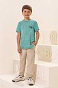 Calça jogger em hidronatic supersoft premium com elastano 97060 LucBoo Infantil Menino
