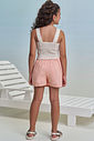 Conjunto de blusa em verano linho e short saia em sarja com elastano 99460 Lilimoon Teen Menina Conjunto de blusa em verano linho e short saia em sarja com elastano 99460 Lilimoon Teen Menina