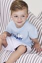 Conjunto de camiseta em meia malha e bermuda em sarja ônix com elastano 99244 Johnny Fox Teen Menino Conjunto de camiseta em meia malha e bermuda em sarja ônix com elastano 99244 Johnny Fox Teen Menino