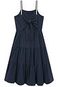 Vestido midi em malha textura 98915 Vic Teen Menina Vestido midi em malha textura 98915 Vic Teen Menina
