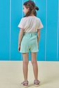 Conjunto de blusa em meia malha e short saia em malha waffle 96587 Kukiê Infantil Menina Conjunto de blusa em meia malha e short saia em malha waffle 96587 Kukiê Infantil Menina