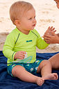 Conjunto de camiseta e sunga em malha UV dry com proteção UV50+ 24760 LucBoo Infantil Menino Conjunto de camiseta e sunga em malha UV dry com proteção UV50+ 24760 LucBoo Infantil Menino