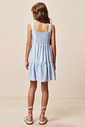 Vestido em linho capri 94415 Vic Teen Menina Vestido em linho capri 94415 Vic Teen Menina