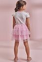 Conjunto de blusa em cotton e saia em tule glitter estrelas (com shorts embutido) 96790 Kukiê Infantil Menina Conjunto de blusa em cotton e saia em tule glitter estrelas (com shorts embutido) 96790 Kukiê Infantil Menina