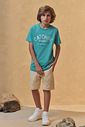 Camiseta em meia malha 96388 Johnny Fox Teen Menino Camiseta em meia malha 96388 Johnny Fox Teen Menino