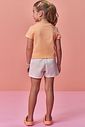Conjunto de blusa em meia malha e shorts em moletom sem pelúcia 98372 Infanti Infantil Menina Conjunto de blusa em meia malha e shorts em moletom sem pelúcia 98372 Infanti Infantil Menina