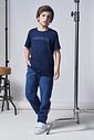 Camiseta em malha modal com elastano 96017 Johnny Fox Teen Menino Camiseta em malha modal com elastano 96017 Johnny Fox Teen Menino
