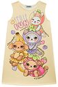 Vestido em fly tech 94642 Infanti Infantil Menina