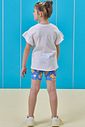 Conjunto de blusa em meia malha e bermuda biker em molecotton 96679 Kukiê Infantil Menina Conjunto de blusa em meia malha e bermuda biker em molecotton 96679 Kukiê Infantil Menina