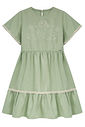 Vestido em tecido blend de linho 94260 Kukiê Infantil Menina Vestido em tecido blend de linho 94260 Kukiê Infantil Menina