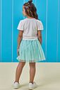 Conjunto de blusa em mela malha e saia em tule com elastano com shorts embutido 93633 Kukiê Infantil Menina Conjunto de blusa em mela malha e saia em tule com elastano com shorts embutido 93633 Kukiê Infantil Menina