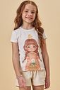 Blusa em cotton 95355 Kukiê Infantil Menina