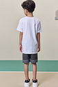 Conjunto de camiseta em meia malha e bermuda em rip stop air flex com elastano 99602 LucBoo Infantil Menino Conjunto de camiseta em meia malha e bermuda em rip stop air flex com elastano 99602 LucBoo Infantil Menino