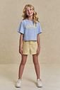 Shorts em sarja com elastano 94606 Lilimoon Teen Menina Shorts em sarja com elastano 94606 Lilimoon Teen Menina