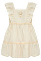 Vestido em linho deluxe 95900 Kukiê Infantil Menina