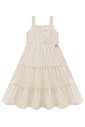 Vestido midi em linho deluxe 98116 Infanti Infantil Menina Vestido midi em linho deluxe 98116 Infanti Infantil Menina