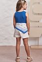 Conjunto de regata em canelado liz e short saia em sarja com elastano 98920 Infanti Infantil Menina Conjunto de regata em canelado liz e short saia em sarja com elastano 98920 Infanti Infantil Menina