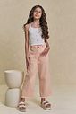 Calça midi em sarja com elastano 94408 Lilimoon Teen Menina Calça midi em sarja com elastano 94408 Lilimoon Teen Menina