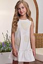Vestido em sarja com elastano 98613 Infanti Infantil Menina Vestido em sarja com elastano 98613 Infanti Infantil Menina