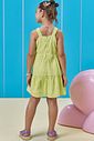 Vestido em tricoline maquinetado 96376 Kukiê Infantil Menina Vestido em tricoline maquinetado 96376 Kukiê Infantil Menina