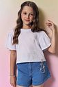 Blusa em meia malha 94581 Vic Teen Menina