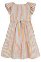 Vestido em tricoline listrada anarruga 94704 Kukiê Infantil Menina Vestido em tricoline listrada anarruga 94704 Kukiê Infantil Menina