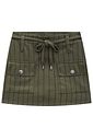 Saia em malha tailor fio tinto com shorts embutido 95984 Vic Teen Menina Saia em malha tailor fio tinto com shorts embutido 95984 Vic Teen Menina
