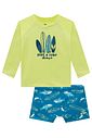 Conjunto de camiseta e sunga em malha uv dry com proteção UV50+ 99571 Johnny Fox Teen Menino Conjunto de camiseta e sunga em malha uv dry com proteção UV50+ 99571 Johnny Fox Teen Menino