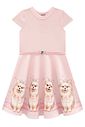 Vestido em fly tech 99121 Infanti Infantil Menina Vestido em fly tech 99121 Infanti Infantil Menina