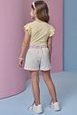 Conjunto de blusa em meia malha e shorts em moletom sem pelúcia 95425 Infanti Infantil Menina Conjunto de blusa em meia malha e shorts em moletom sem pelúcia 95425 Infanti Infantil Menina
