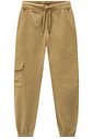 Calça jogger em sarja squash com elastano 90109 Johnny Fox Teen Menino