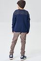 Blusão em tricot 100% algodão 87710 Johnny Fox Teen Menino