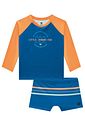 Conjunto de camiseta e sunga em malha uv dry com proteção UV50+ 99562 Johnny Fox Teen Menino Conjunto de camiseta e sunga em malha uv dry com proteção UV50+ 99562 Johnny Fox Teen Menino