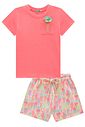 Conjunto de blusa em canelado liz e shorts em molecotton 98376 Infanti Infantil Menina Conjunto de blusa em canelado liz e shorts em molecotton 98376 Infanti Infantil Menina