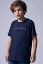 Camiseta em malha modal com elastano 96017 Johnny Fox Teen Menino Camiseta em malha modal com elastano 96017 Johnny Fox Teen Menino