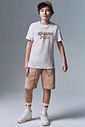 Camiseta em meia malha 96662 Johnny Fox Teen Menino