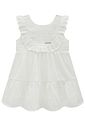 Vestido em tricoline bordado 97002 Infanti Bebê Menina Vestido em tricoline bordado 97002 Infanti Bebê Menina