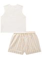Conjunto de regata em canelado liz e shorts em linho rayon 95501 Lilimoon Teen Menina Conjunto de regata em canelado liz e shorts em linho rayon 95501 Lilimoon Teen Menina