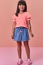 Shorts saia em jeans wishita 98342 Infanti Infantil Menina Shorts saia em jeans wishita 98342 Infanti Infantil Menina
