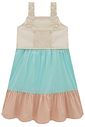 Vestido em tricoline com elastano 97031 Infanti Infantil Menina