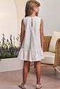Vestido em sarja com elastano 98613 Infanti Infantil Menina Vestido em sarja com elastano 98613 Infanti Infantil Menina