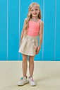 Conjunto de regata em canelado liz e short saia em sarja com elastano 95078 Kukiê Infantil Menina Conjunto de regata em canelado liz e short saia em sarja com elastano 95078 Kukiê Infantil Menina