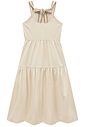 Vestido em linho com elastano 98896 Vic Teen Menina Vestido em linho com elastano 98896 Vic Teen Menina
