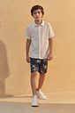 Bermuda em nylon ergonomic com elastano 96697 Johnny Fox Teen Menino Bermuda em nylon ergonomic com elastano 96697 Johnny Fox Teen Menino